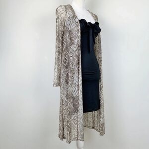 Iris‎ Snake Print Duster Women's Cardigan